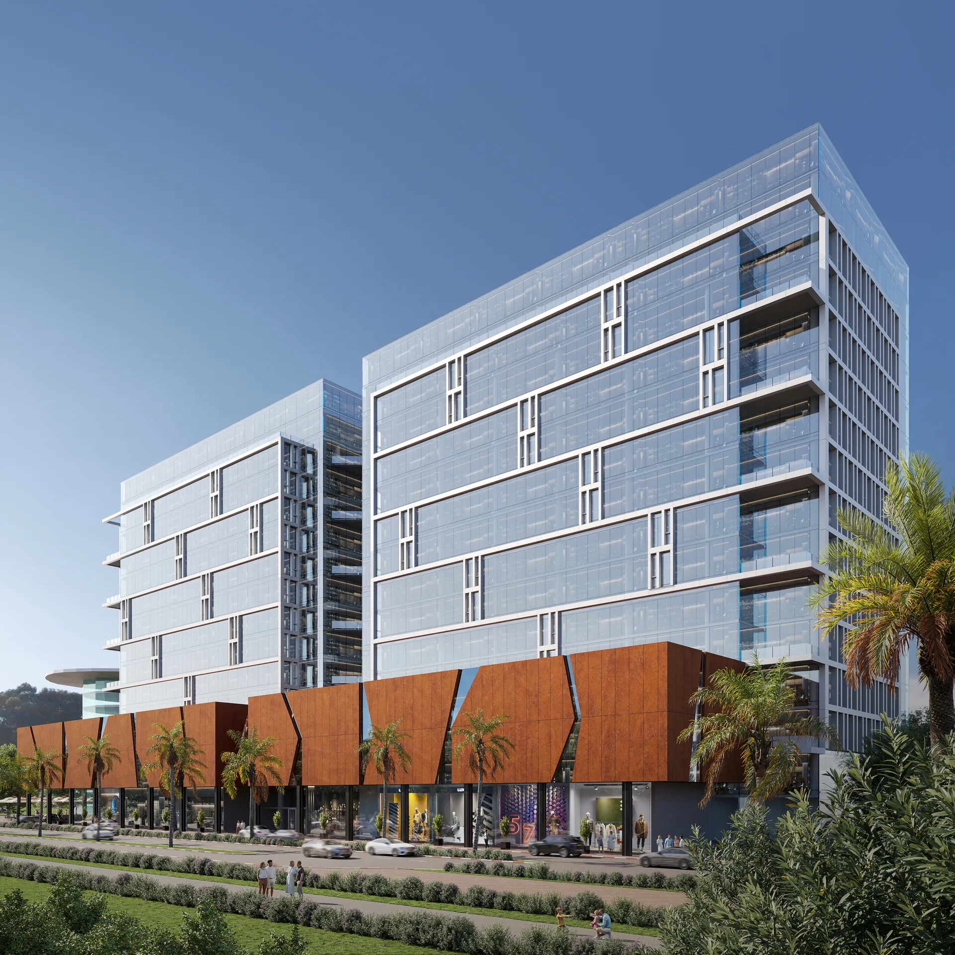 Renaneim Mall, Ra'anana, Israel — 3D RENDERING (4)